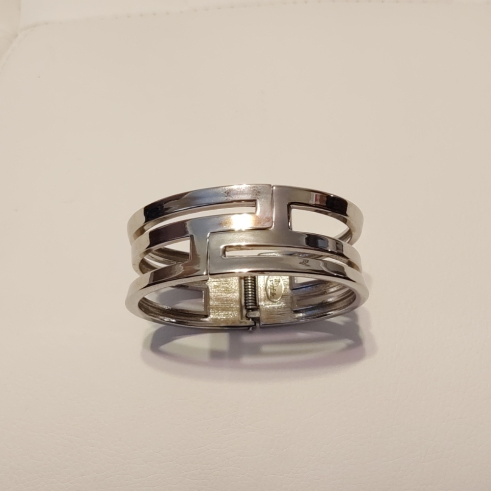 Lia Sophia Right Turn wide cuff bracelet